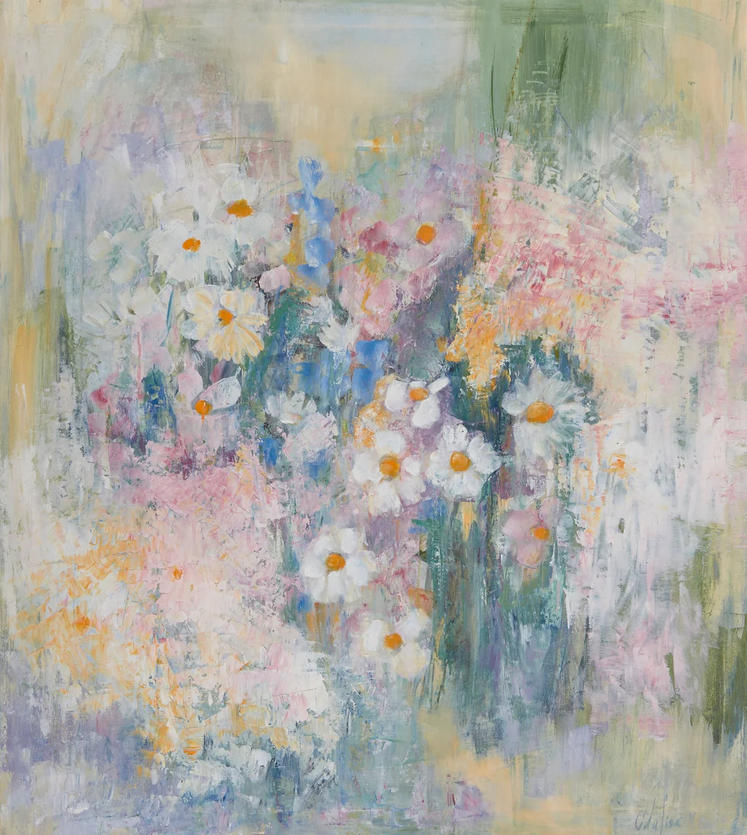 Gjeruldsen, Ada Lisa — Blomster, 1978 — Kunst/Maleri — Blomqvist
