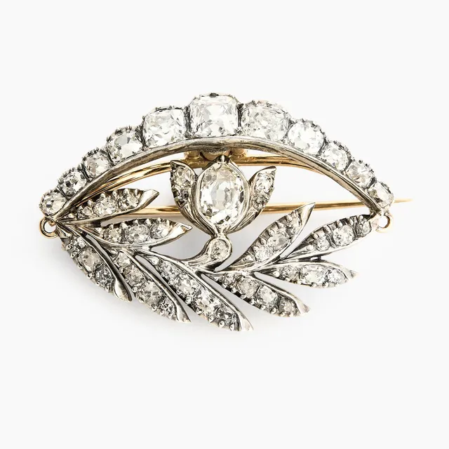 Brosje med diamanter — Brosje med diamanter
