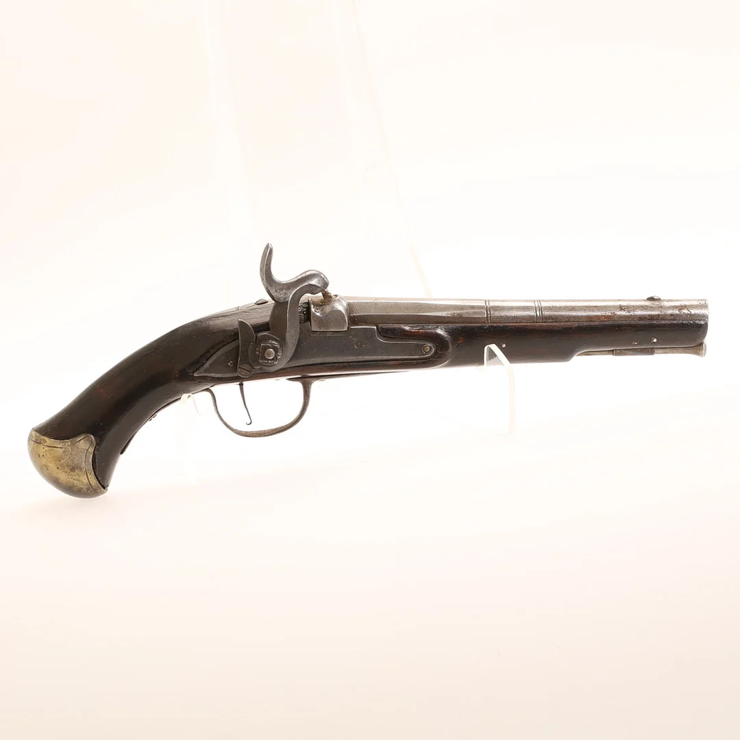 SLAGLÅSPISTOL, m/1704-1833 för flottan, Sverige, 1800-tal. — Guns & Rifles — RA Auktionsverket Norrköping