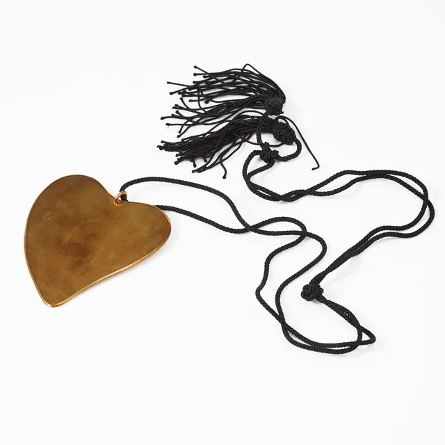 YVES SAINT LAURENT, halsband, "Museum Marrakech Brass Heart".