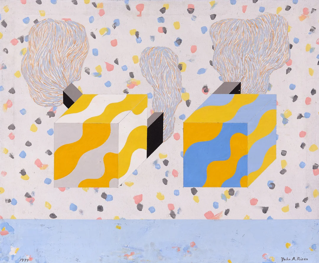 Risan, John Anton — Komposisjon, 1979 — Kunst/Maleri — Blomqvist