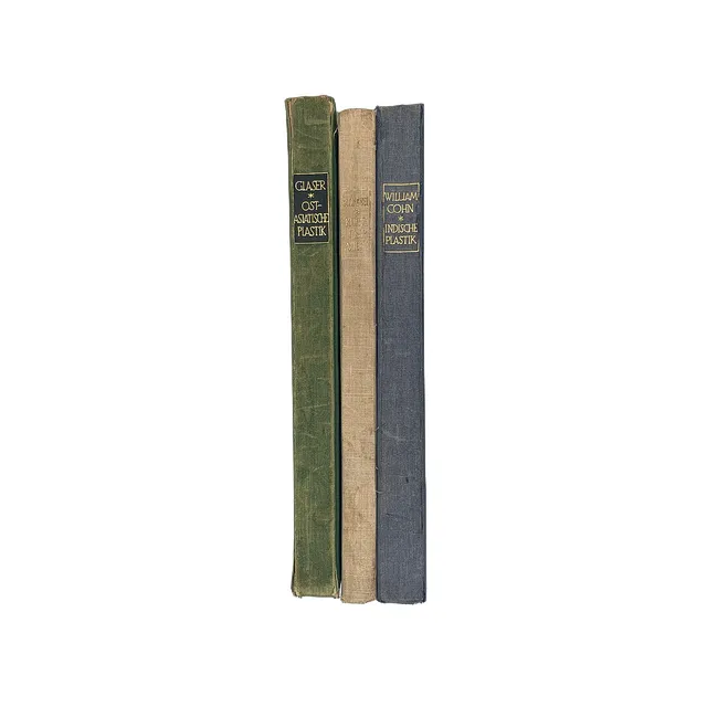 KONVOLUT 3 BÜCHER, ASIATISCHE KUNST, UM 1920-1930, DEUTSCHSPRACHIGE FASSUNG.
