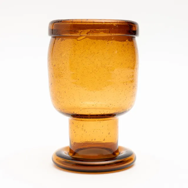 KAJ FRANCK. Pokalglas, "Sargasso", Nuutajärvi/Notsjö, Finland, signerad.