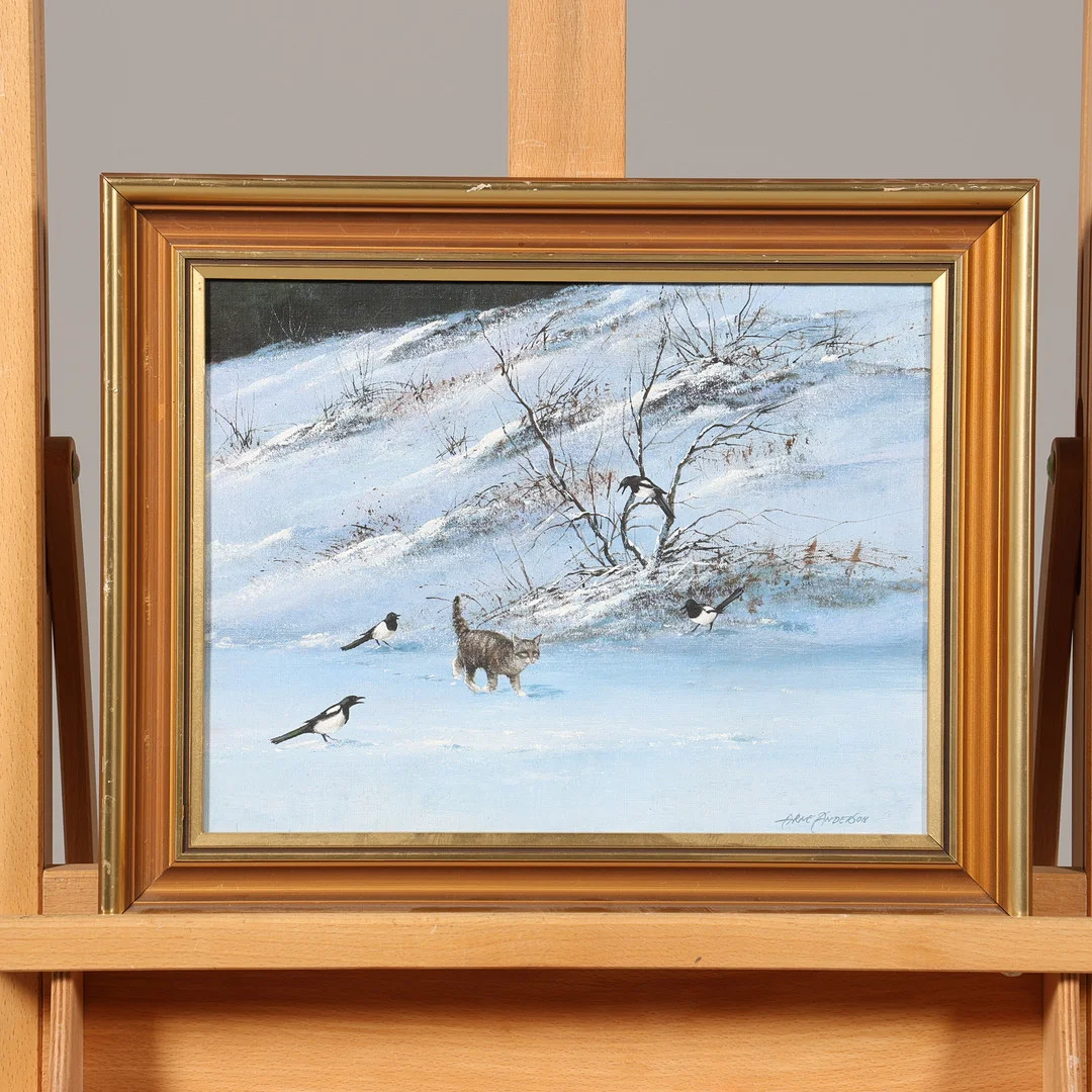 ARNE ANDERSON. OLJA PÅ DUK, signerad. — Paintings — Borås Auktionshall
