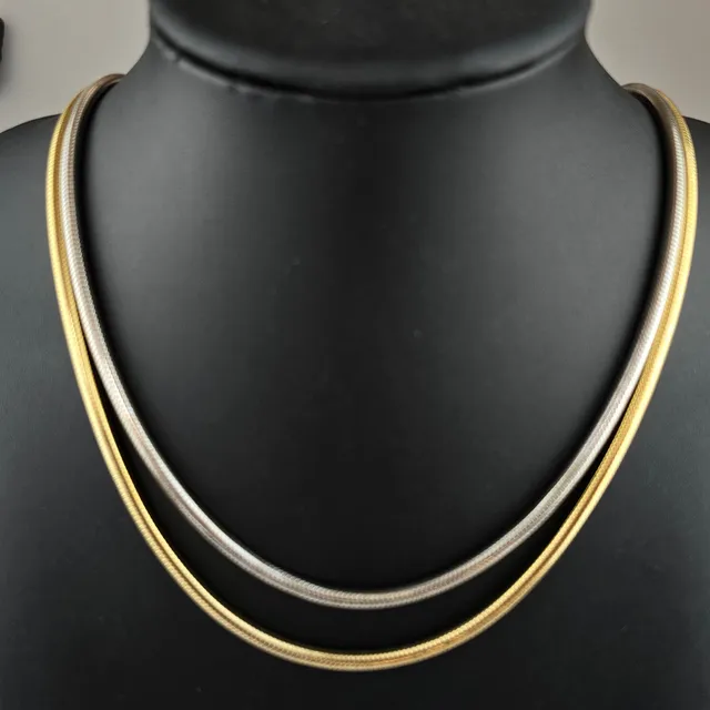 - VINTAGE-BICOLOR-COLLIER - HENKEL & GROSSE (PFORZHEIM).