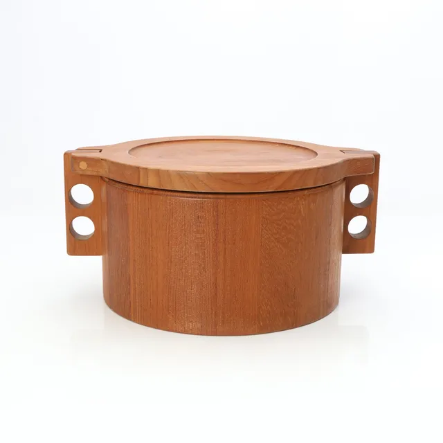 WOODLINE, ISHINK. Teak med glasinsats. 1900-talets andra hälft, Danmark. Märkt undertill.