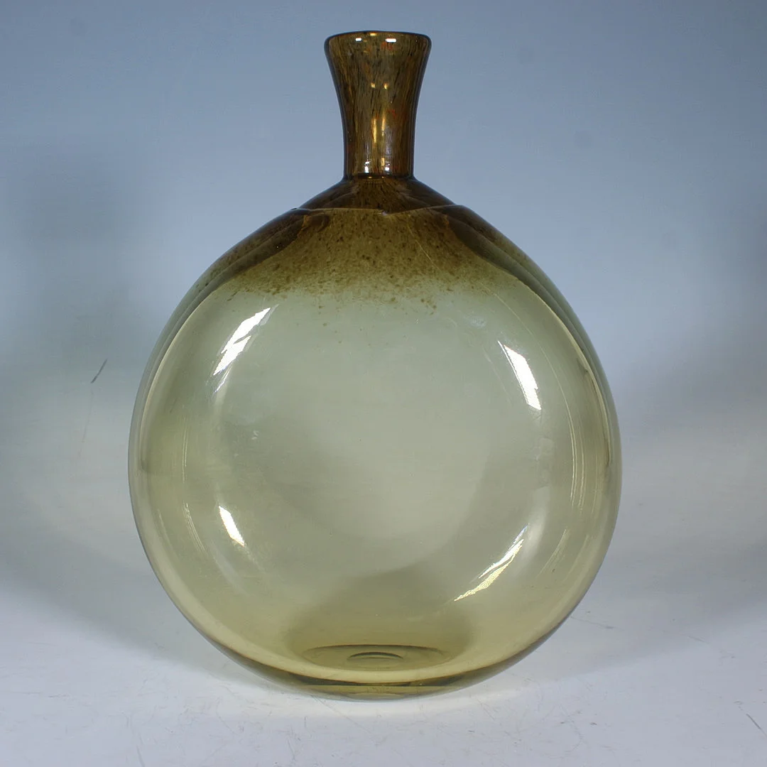 GUNNAR ANDER. für Lindshammar, Glasvase, '' , "Kaskade", Schweden, 1970er. — Art glass — Stockholms Auktionsverk Düsseldorf/Neuss