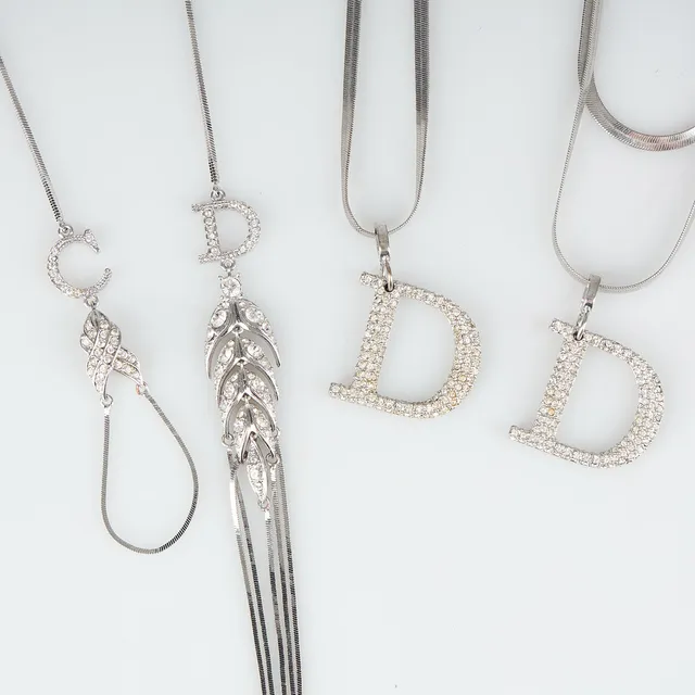 CHRISTIAN DIOR, halsband 3 st.