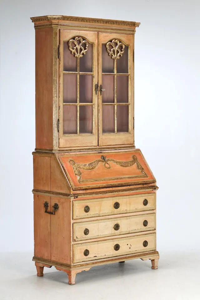 Louis XVI chatol with showcase top - 19th century (2)