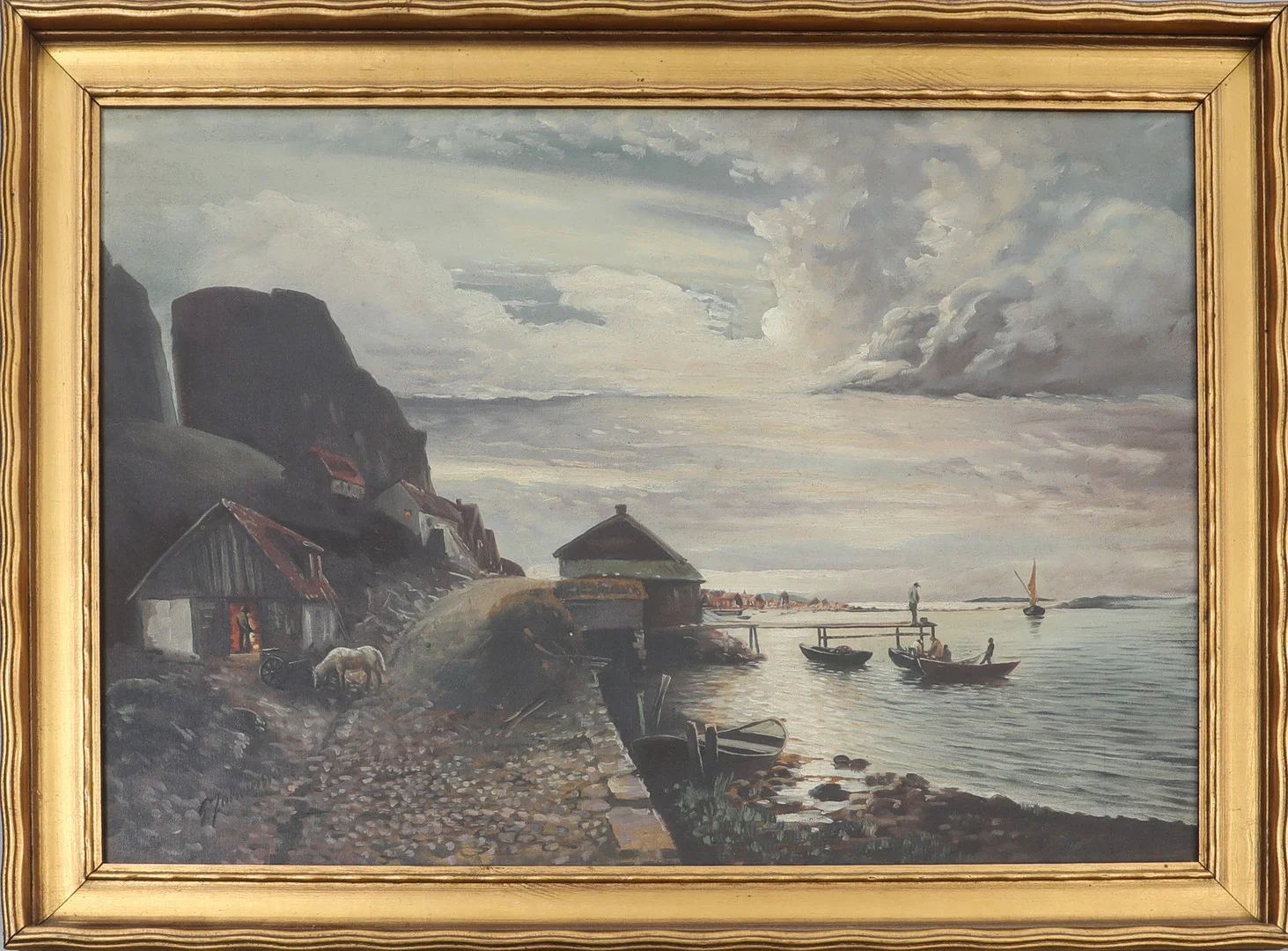 GUNNAR JOHANSSON. Olja på duk, signerad. — Paintings — Södermanlands Auktionsverk