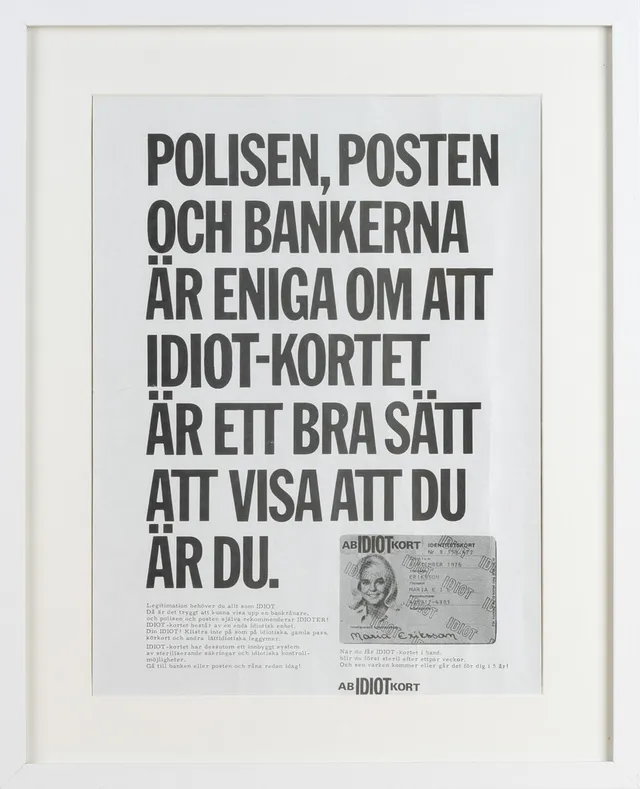 KJARTAN SLETTERMARK. offsettryck, osignerat.