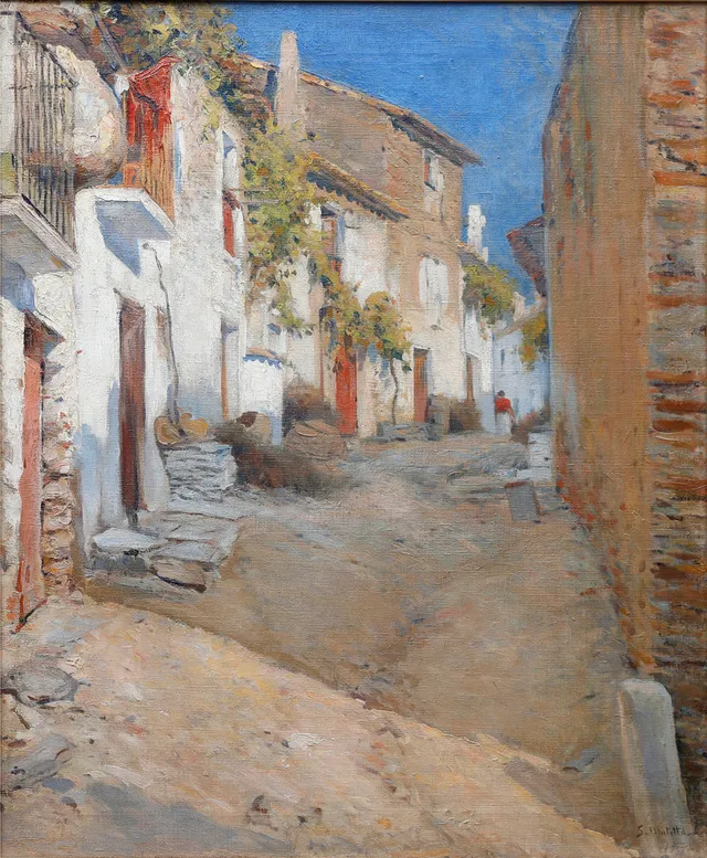 SEGUNDO MATILLA. Village street.