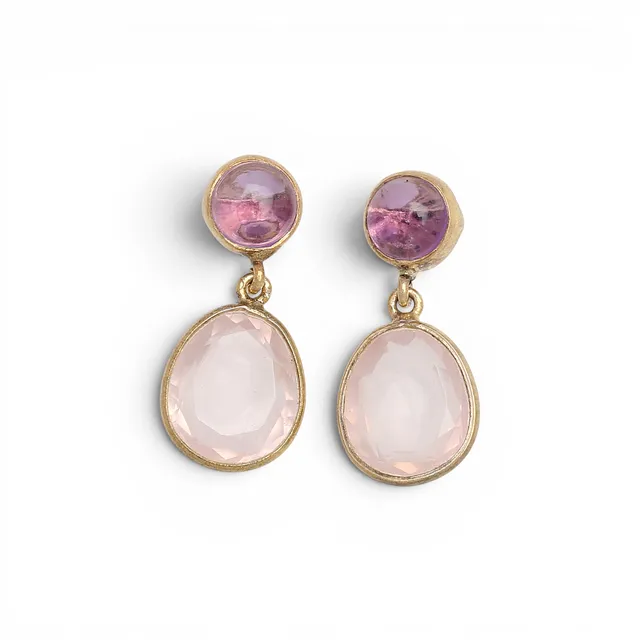 Quartzes earrings.