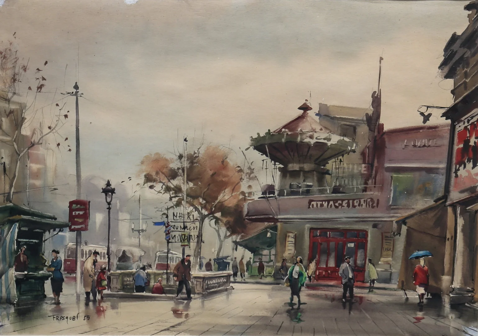 GUILLEM FRESQUET BARDINA. Urban view. — Drawings — Balclis