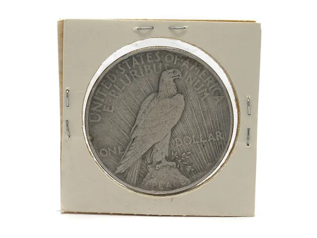 MYNT, silver, Dollar, Peace, USA, 1922, kvalité ca 1, diameter 37 mm, vikt ca 26,7 g.