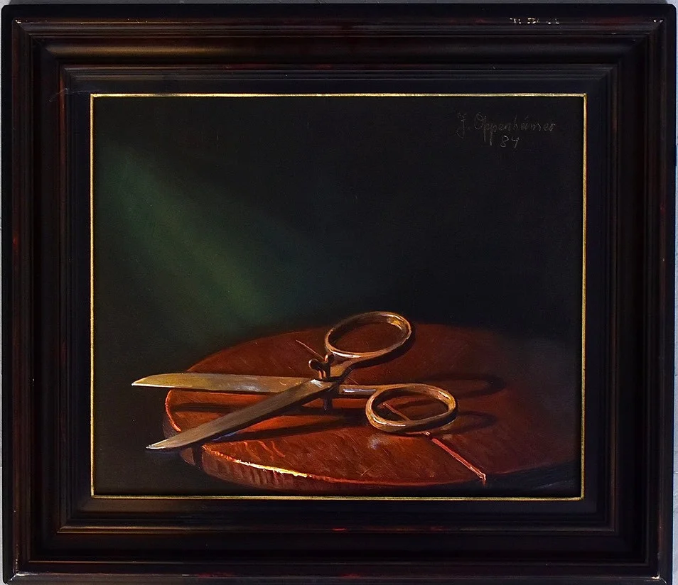 JOHNNY OPPENHEIMER. oljemålning på duk, "Saxen". — Paintings — Halmstads Auktionskammare
