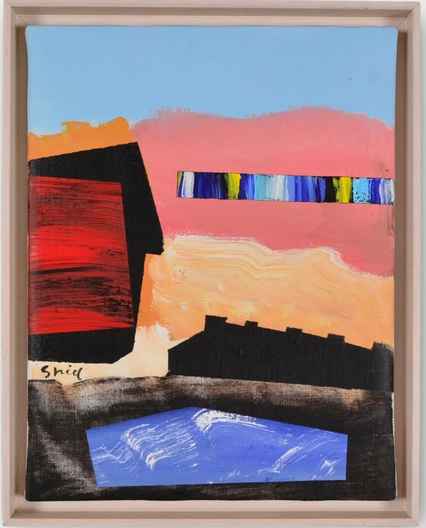 HARDY STRID. Akryl på duk. — Paintings — Halmstads Auktionskammare