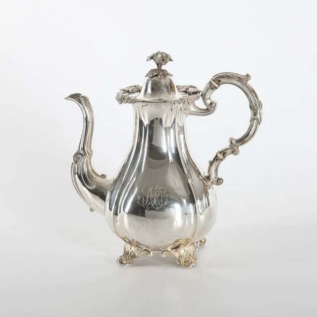 CHRISTIAN HAMMER. 1818-1905. Silverkanna, 1860.