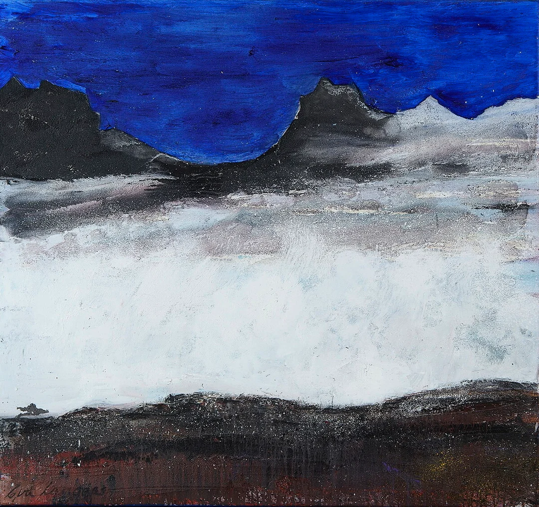 Langaas, Eva — "Frostrøyk" — Kunst/Maleri — Blomqvist