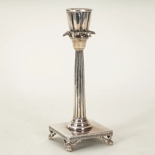 Tafelleuchter, Sterlingsilber, Italien, 2. Hälfte 20. Jh.