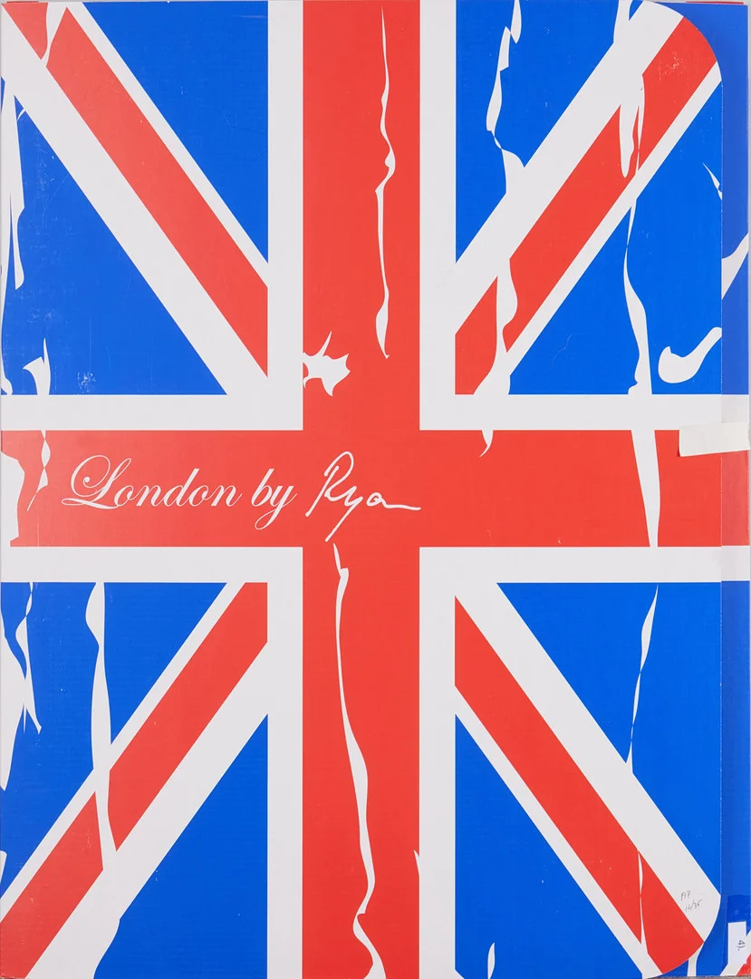 RICHARD RYAN (FÖDD 1974). "London by Ryan", 4 st, mapp bestående av: "Savile Row", "London Street", "London Victoria Station", "Parliament", signerade Ryan, 350 upplaga, silkscreen. — Engravings & Prints — Stockholms Auktionsverk Magasin 5