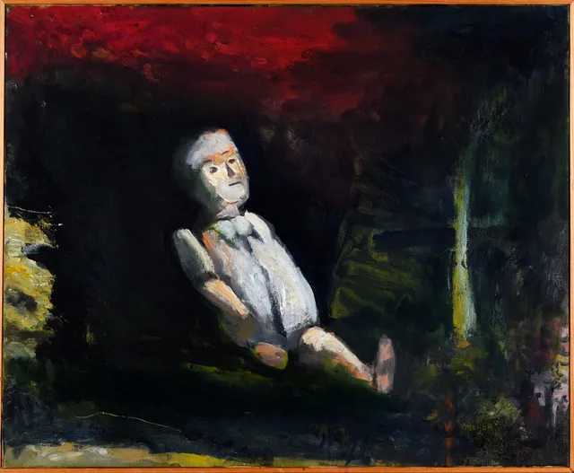 STURE MEIJER. Olja på duk. "Den vita dockan", 1900-tal.