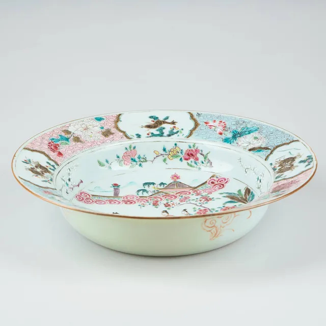 SKÅLFAT, Famille-Rose, Qing-dynastin, 1700-tal.