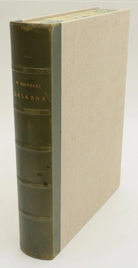 WALDEMAR BERNHARD. Dalarna, 100 Originalträsnitt i mapp, numrerad utgåva. — Books — Connoisseur Bokauktioner