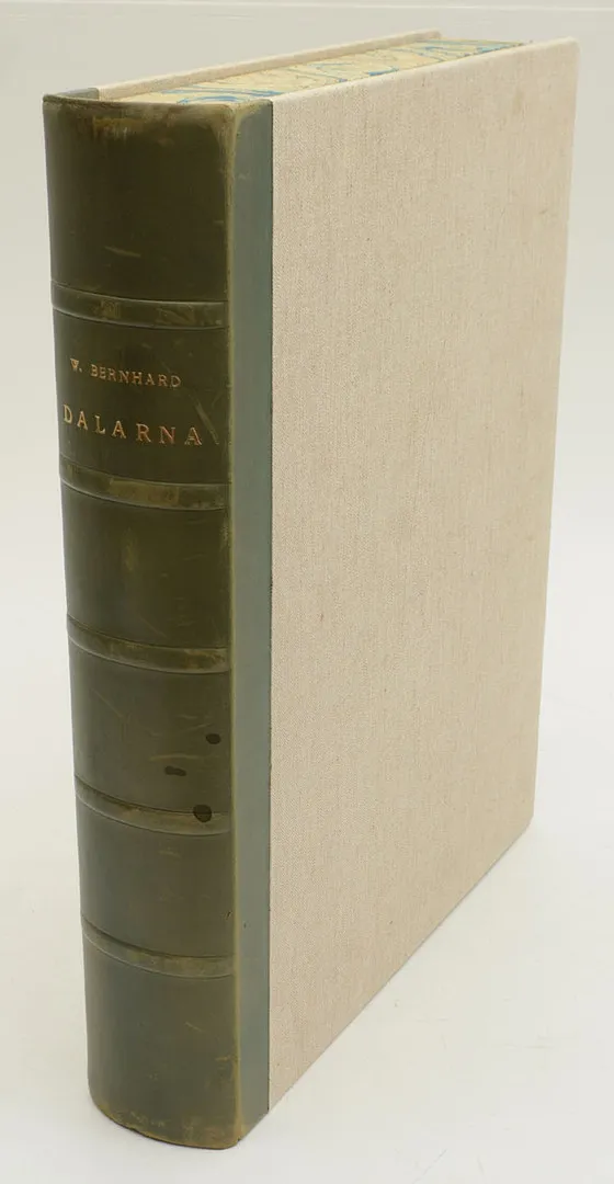 WALDEMAR BERNHARD. Dalarna, 100 Originalträsnitt i mapp, numrerad utgåva.