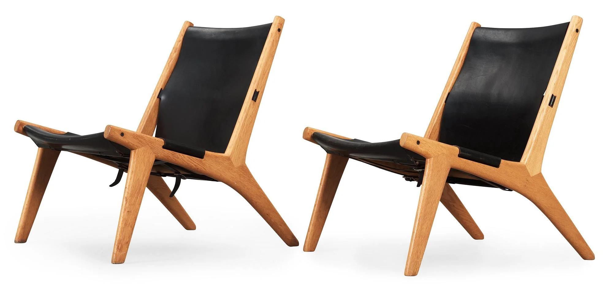 ÖSTEN KRISTIANSSON, "Vilstol 204", ett par, Vittsjö Möbelfabrik. 1950-tal. — Bukowskis