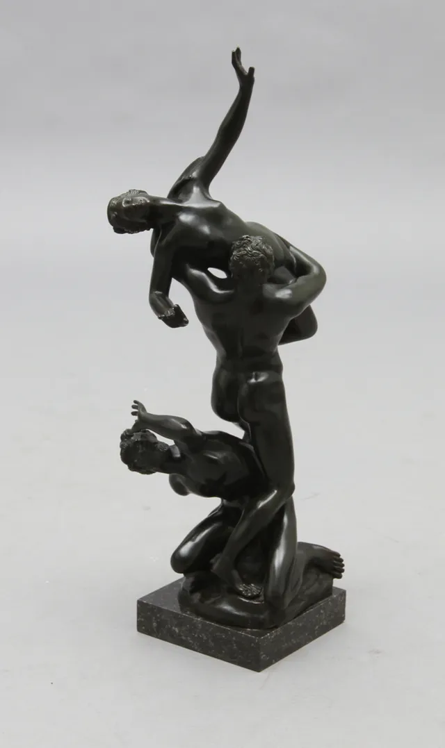 SKULPTUR, brons efter Giambologna, 1900-tal.