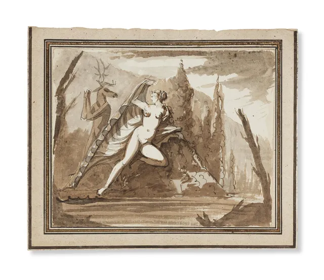 Carl August Ehrensvärd, Diana och Aktaion.
