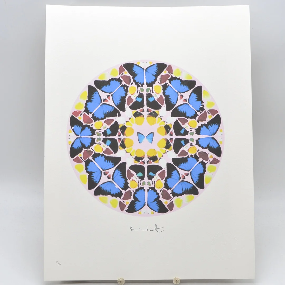 DAMIEN HIRST (1965). NACH. COELI ENARANT (2010), FARBLITHOGRAPHIE, NR. 19 VON 150 EXEMPLAREN, MIT BEARBEITUNGSZERTIFIKAT. — Engravings & Prints — Kunst- und Auktionshaus Kleinhenz