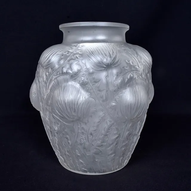 VAS, glas, René Lalique, Domremy, Frankrike, modell 979, ca 1926.