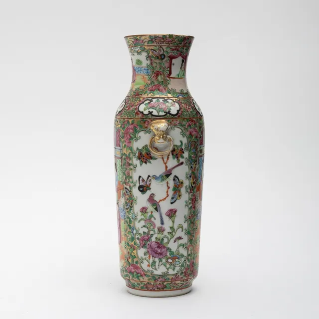 VAS, porslin, Kanton, Kina, 1800-talets andra hälft.