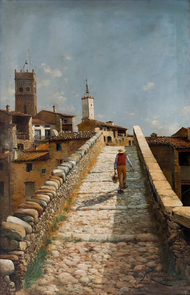 ELISEO MEIFRÉN. Camprodon view.