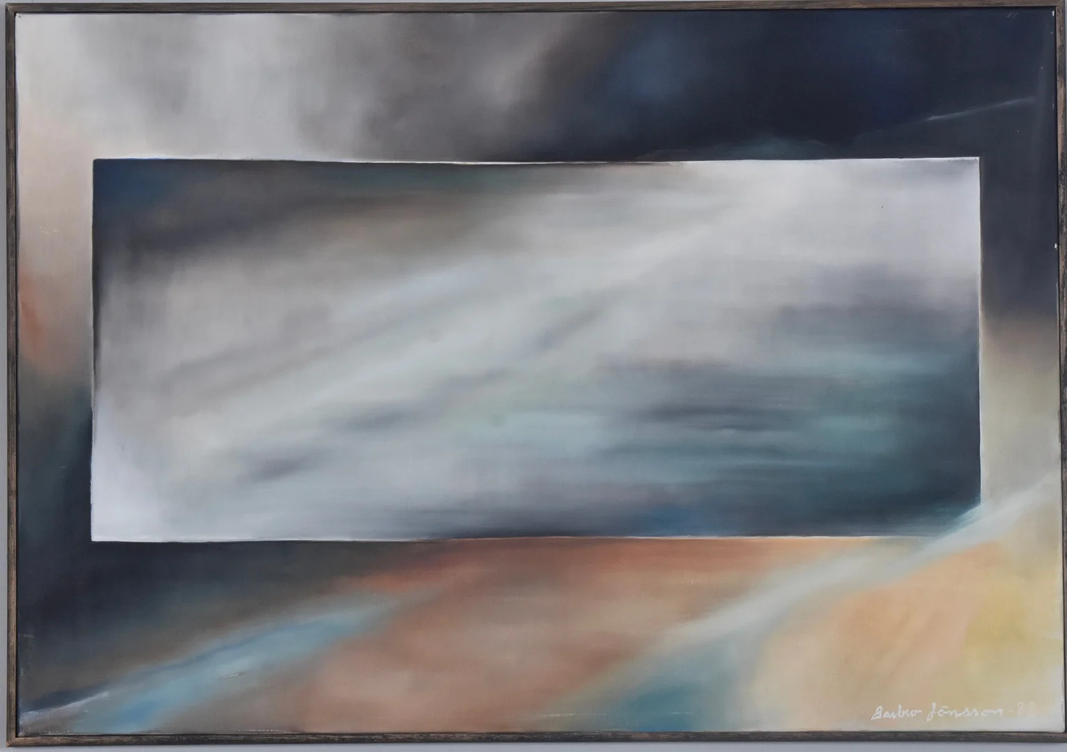 BARBRO JÖNSSON. Olja på duk. — Paintings — Halmstads Auktionskammare