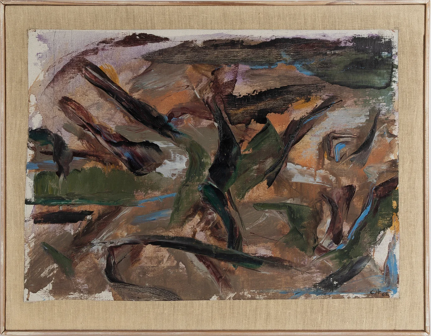 CURT ASKER. "Selinunte", olja på duk. — Paintings — Stockholms Auktionsverk Helsingborg