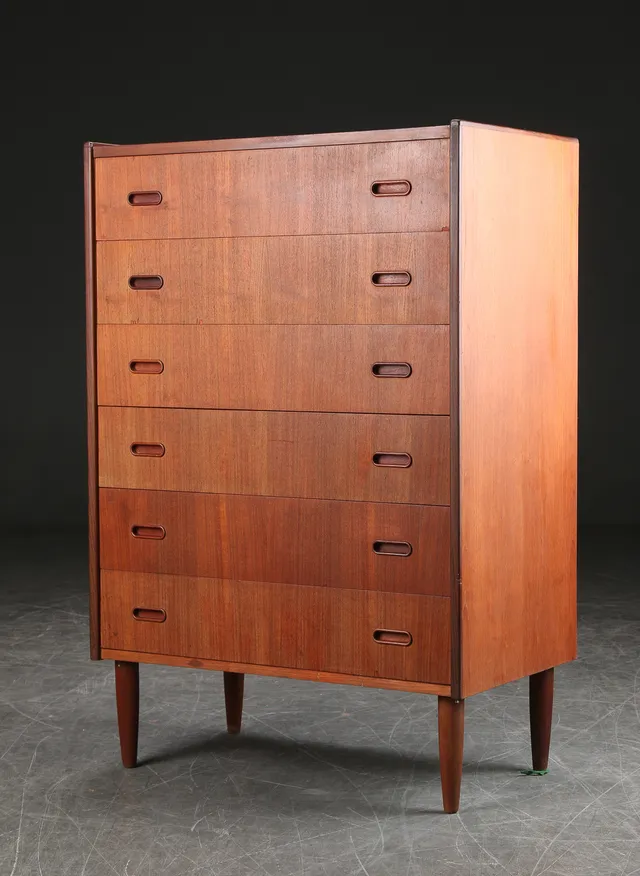 Kommode af teak, 1960'erne