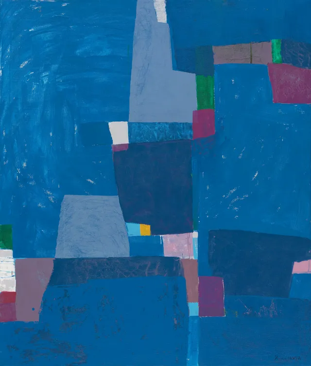Wold, Roar — "Komposisjon blått-rødt" 1992