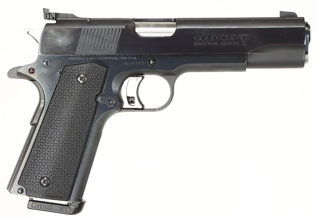 PISTOL, fabrikat Colt , modell Government 1911 Serie 80, kaliber .45 ACP, tillv.nr FN08141, se-nr SE0244729. — Pistols — Walter Borg