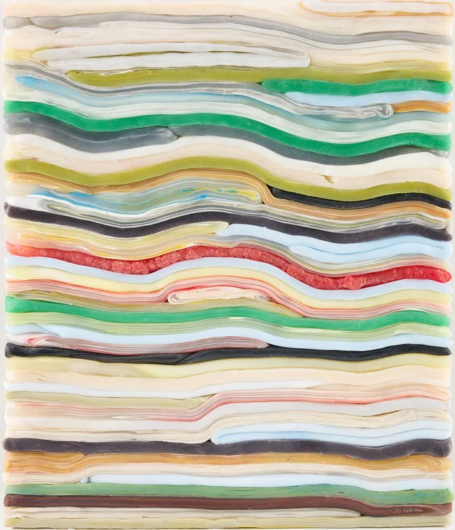 MATTHIAS VAN ARKEL. "Stripe painting".