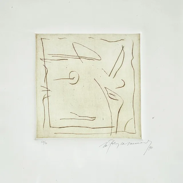 ALBERT RÀFOLS CASAMADA. SIN TÍTULO. GRABADO SOBRE PAPEL FIRMADO Y NUMERADO A LÁPIZ 58/90.