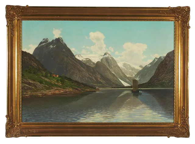 Barlag, Philip — Seilbåt på fjorden