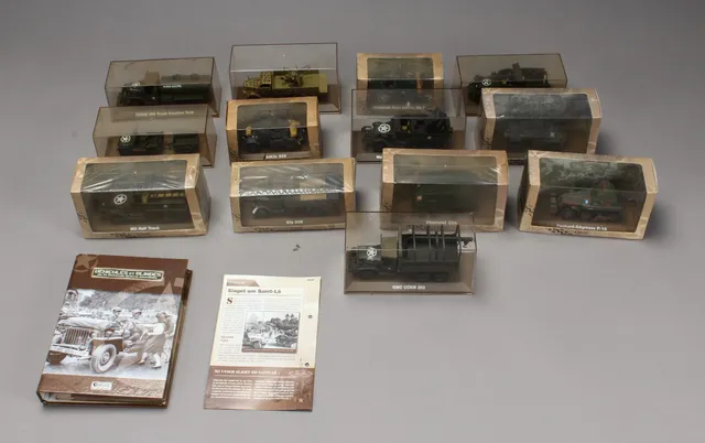 Atlas Editions - Military WW2 -køretøjer/modelbiler (13)