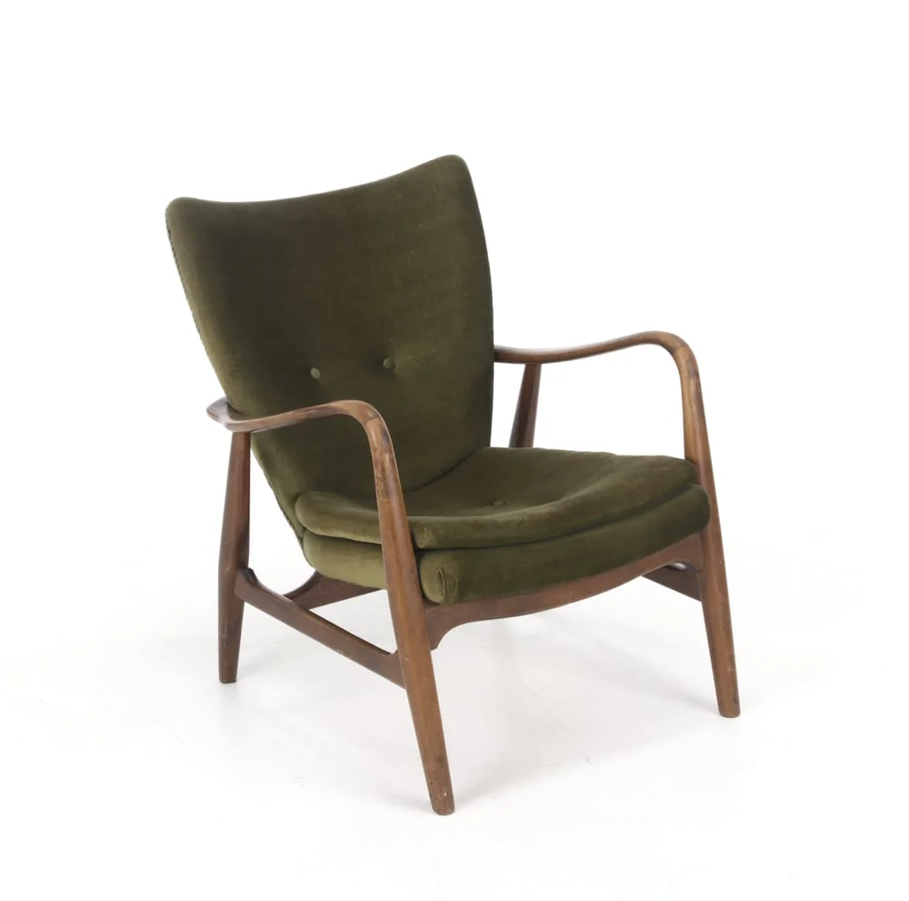 Madsen & Schubell. Armchair made of beech wood, model 'MS6' — Furniture/Lounge chairs — Lauritz