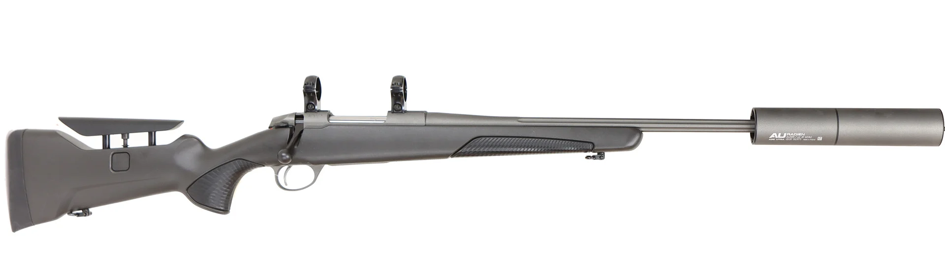 351. KULGEVÄR MED LJUDDÄMPARE, Repeter, fabrikat Sako, modell 85 Finnlight II, kaliber .308W, tillv.nr Y39543, se-nr SE3201271. — Rifles — Walter Borg