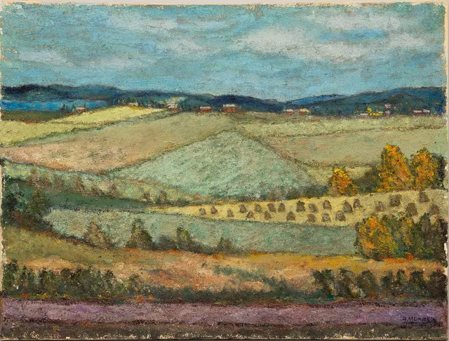 ANTS MURAKIN (ESTLAND 1892-1975). Landskapsmotiv, olja på duk, signerad.