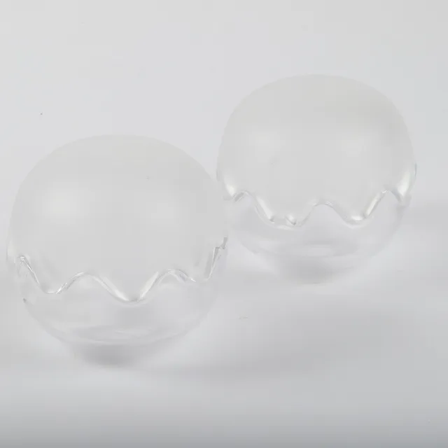 MICHAEL BANG, Skålar, 2 stycken, "Mixed Double", glas, Holmegaard, Danmark.