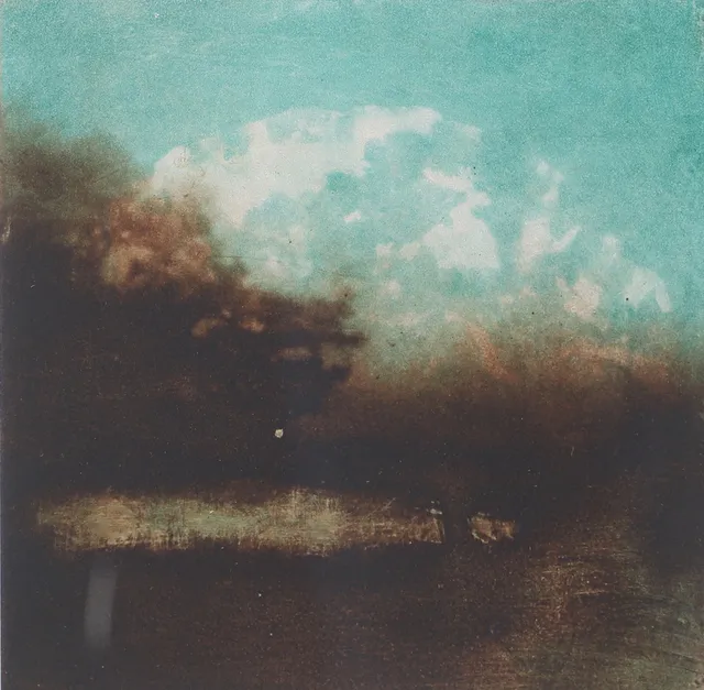 ANNETTE HAMMARÉN. "Terra", akvatint, signerad.